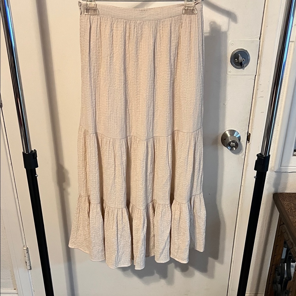 Urban Outfitters Cream Maxi Skirt